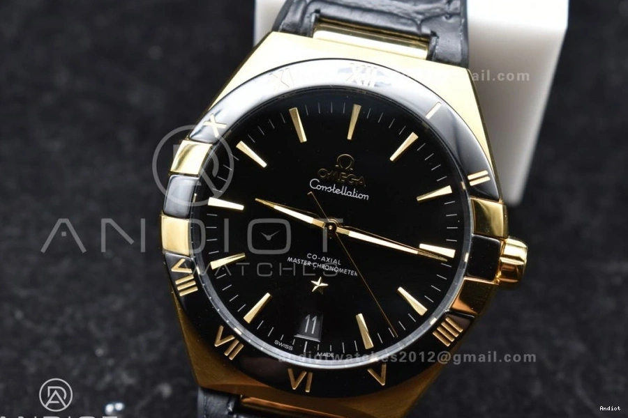 Black Constellation Black A8900 Gummy Black Clone 1:1 Strap Super on Edition VSF Dial YG Best Ceramic 0130